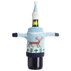 DECOS DE BOUTEILLE PULL ET BONNET ASSORTIES