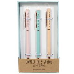 COFFRET DE 3 STYLOS