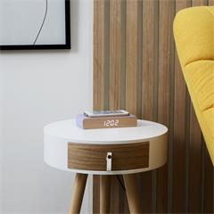 REVEIL CHARGEUR BOIS VIOLET