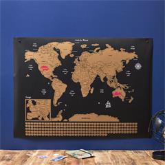CARTE A GRATTER DRAPEAUX