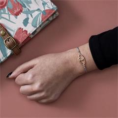 BRACELET PORTE-BONHEUR 2 CŒURS