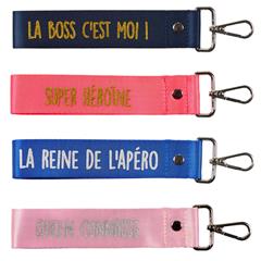 PORTE-CLES SANGLE ASSORTIS