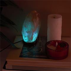 LAMPE CRISTAL DE SEL ROSE