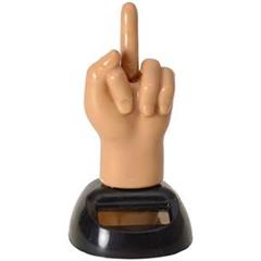 FIGURINE SOLAIRE DOIGT D HONNEUR