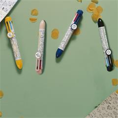 STYLOS 8 COULEURS MR MME ASSORTIS