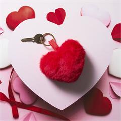 PORTE-CLES CŒUR SWEETY ASSORTIS