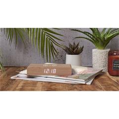 REVEIL CHARGEUR BOIS NATUREL