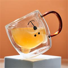 MUGS DOUBLE PAROI ANIMAUX KAWAII ASSORTIS