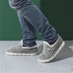 CHAUSSONS PLATEFORME VELVET GRIS TAILLE 39