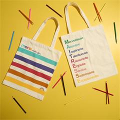 TOTE BAGS MERCI 1000 FOIS ASSORTIS