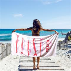 SERVIETTE DE PLAGE SARDINES FRESH