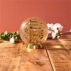 BOULE A NEIGE CADRE PHOTO LA VIE EST BELLE EN FAMILLE