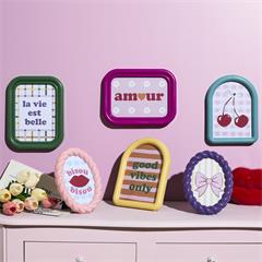 COFFRET DE 6 CADRES PELE-MELE LES COQUETTES