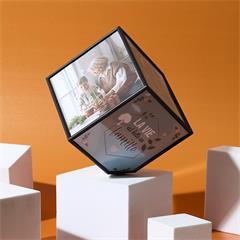 CADRE PHOTO CUBE ROTATIF ORBIT