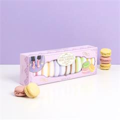 COFFRET DE 6 PAIRES DE CHAUSSETTES MACARON