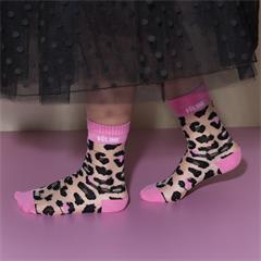 CHAUSSETTES TRANSPARENTES LEOPARD ASSORTIES