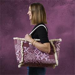 SAC CABAS BANDANA BORDEAUX M4