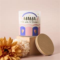 BOUGIE BIJOU MAMA A LA VIE A L AMORE M6