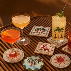 DESSOUS DE VERRE CALYPSO BAHIA ASSORTIS