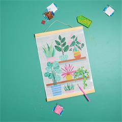 KIT DIY DIAMOND PAINTING AFFICHE JARDIN D HIVER